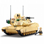 781TK armee tank mudel M1A2 september V2 Abrams ehitusplokk lastele klotsid M&auml;nguasjad ehituskomplektid