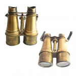 Antiikne Solid Brass binokkel 12,7 cm Classic ja Royal Brass binokkel