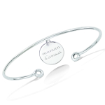 Les Tr&eacute;sors De Lily [R2553] &ndash; h&otilde;bedane k&auml;ev&otilde;ru  Maman d'Amour  (roodiumiga kaetud) - 53mm 12mm h&otilde;be