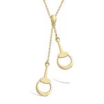 Les Tr&eacute;sors De Lily [R5682] - kullatud kaelakee  ratsutamine  - 50x10 mm kuld