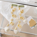 Suvised &uuml;li&otilde;hukesed l&auml;bipaistvad kristallsiidist sokid Tikand Lilled Retro Naiste sokid Mood Harajuku Kawaii Elastsed Pikad Sokid