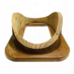 Puidust sukeldumiskiivri alus US Navy Mark V Scuba Divers Kiiver pruun viimistlus puit