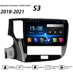 10-tolline Android autoraadio Mitsubishi Outlander 3 GF0W GG0W 2018 - 2021 jaoks Navigatsioon Multimeedia Videopleier Stereo Peaseade Carplay WIFI 2+32GB 2+32GB