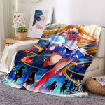 Sailor Moon Anime Mood Multifilm koletis Flanell kohev fliis Viskatek Lastele ja t&auml;iskasvanutele Kingitus Diivan Reisid 150cm x 200cm