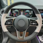 Pehme must nahast seemisnahast auto roolikate Mercedes Benz A-Class W177 B-Class W247 C-Class W205 jaoks Style 4