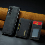 Kukkumiskaitse 2-&uuml;hes nahast rahakoti&uuml;mbris Samsung Galaxy Z Fold4 Fold 4 Fold3 Fold 3 5g Kickstand mobiiltelefoni kate for samsung z fold 4 punane