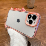 2-&uuml;hes raam l&auml;bipaistev akr&uuml;&uuml;list telefoni&uuml;mbris iPhone 13 12 11 Pro Max Xr Xs Max 14plus pehmest silikoonist p&otilde;rutuskindel &uuml;mbris For iphone 11 kollane