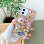 Bling Rhinestone Diamond Pumpkin &uuml;mbris Samsung S23 S22 S21 Ultra S20 A13 A23 A33 A53 A12 A22 A32 A52 A51 A71/Redmi 10 9 9A 9C 9T/iphone 14 Pro max iphone 6 6s roosa