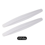 2/4 tk Auto p&otilde;rkeraudade kaitseriba kokkup&otilde;rkevastane plaaster, nurgakaitse ribad kriimustuskaitse kokkup&otilde;rkevastane auto lisavarustus 2pcs valge