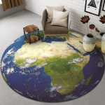 3D Maa &uuml;mmargune elutoa vaip libisemiskindel tool Mat Magamistoa vaip poistetoa sissep&auml;&auml;su uksematt Lapsed M&auml;ngumati ala vaip Diameter 150cm