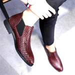 Moodsad meeste poolsaapad Nahast kingad Klassikalised vabaaja meeste l&uuml;hikesed Chelsea saapad 37 must