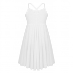 T&uuml;drukute balletitantsukleit lastele, varrukateta balletiv&otilde;imlemine, trikoo kleit, l&uuml;&uuml;riline kaasaegse tantsu kost&uuml;&uuml;m 8-10 Years