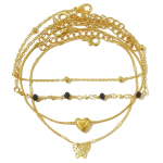 Y2K Butterfly Girl Temperament Elegantne jalav&otilde;ru Rannav&otilde;ru tutik&auml;ev&otilde;ru kuld