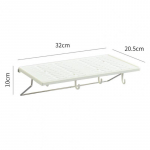 K&ouml;&ouml;gi hoiurest Seinale kinnitatav, perforeerimata, multifunktsionaalne, kokkupandavad maitseainepudelid, purgid, n&otilde;ud, hoiurest K&ouml;&ouml;gitarbed valge