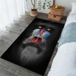 Naljakas &ouml;&ouml;kullivaip 3D k&otilde;ikjal prinditud vaibamatt elutuba magamistuba libisemiskindel p&otilde;randavaip pesukaru vaip Ahv orangutan n&auml;ovaip 40x120cm