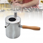 Kahekordne roostevabast terasest vaha sulatuspott, vaha keedupott, mee keedupott mesinduse t&ouml;&ouml;riistad h&otilde;be