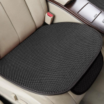 Autopadi talvine soojus ja suvine j&auml;&auml; siidipadi Universaalne j&auml;ine pehme ja hingav autoistmekomplekt 1pc-front seat cushion must