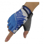 Rattakindad meestele naistele koos libisemisvastase l&ouml;&ouml;ki neelava padjaga, kerged pools&otilde;rmekindad rattas&otilde;iduks &otilde;ues treenimiseks M sinine