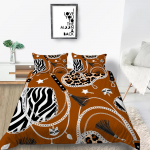 Klassikaline luksuslik voodipesu Luksusliku tr&uuml;kiga tekikattega padjap&uuml;&uuml;r 2 v&otilde;i 3 t&auml;issuuruses kahekordse mikrokiust kangast pehmest pestavast t&otilde;mblukuga kodukaunistus Baby 100x135cm