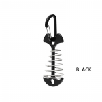 Matkateki ankrun&otilde;elad tuulekindlast alumiiniumsulamist kalaluust telgi vaiad plank p&otilde;rand telgikonksud fikseeritud naelad vedrupandlaga must