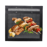 Kasulik BBQ v&otilde;rgust grillikott v&auml;lipikniku jaoks Bolsa De Barbacoa korduvkasutatav ja kergesti puhastatav mittenakkuva BBQ k&uuml;psetuskoti pidu 24X14cm brown