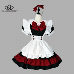 S-5XL suures suuruses teenija &Uuml;liarmas suur kaarjas Lolita kleit Roosa Sinine armas kleit Naine Mood vabaaja Lolita peokleit Cosplay armas kleit XL must/punane