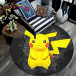 Elutoa vaip Pikachu Cartoon Pokemon 3D &uuml;mmargused matid diivanilauale Kodu lastele P&otilde;randavaip, libisemisvastane ala vaip 150cm