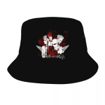Hip Hop Nana Osaki Black Stones Bucket M&uuml;tsid Unisex Pakendatav &otilde;ues anime manga Kalamehe m&uuml;ts Suvised reisipeakatted One Size