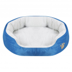 Kvaliteetne &uuml;mmargune v&otilde;i elliptiline fliisist voodi, sobib kassidele v&otilde;i kutsikateleA