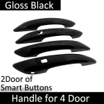 for Hyundai Sonata 8 DN8  2022 2023 Gloss Black Outer Door Handle Cover Trim Car Styling Protective Accessories 4Handle 2 Buttons black
