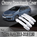 Toyota Auris E180 luukp&auml;ra jaoks (AU) Scion iM 2013&ndash;2018 stiilikleebised, kaunistus kroomitud uksek&auml;epidemega auto gray