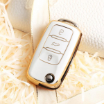 TPU autov&otilde;tme t&auml;iskaanega korpuse kaitsekott Volkswagen Polo VW Golf 7 Passat Tiguan Scirocco Skoda Octavia istmele must