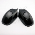For BMW 3 Series E90 E91 LCI facelift 2009 2010 2011 2012 carbon fiber rearview mirror cover glossy black mirror Bright black