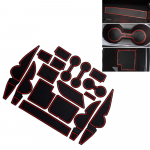 KIA Forte jaoks YD 2013 2014 2015 2016 2017 2018 K3 Cerato libisemisvastane kummiv&auml;rava pesa tass Matid Tarvikud kleebised auto valge