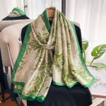 Kvaliteetsed luksuslikud siidist sallid peapael Sallid kaelasall naistele kett siidist sall naiste dekoratiivne sall 180*90cm