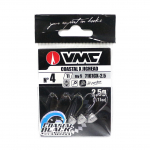 Rapala VMC V7161CX-2.5 CoastalxJighead, suurus 4, 2,5 grammi 5 paki kohta (0065)