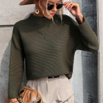 S&uuml;gisesed pikkade varrukatega kampsunid Naiste vanaaegsed lahtised naiste silmkoelised pullover-kampsunid, talv 2023, soliidsed vabaaja soojad kudumid 28203 S orion i v&auml;rv