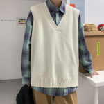 S&uuml;gisene meeste vabaaja vest Moodne varrukateta vest lahtine kudum M kohv