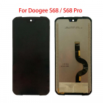 LCD-ekraan Doogee S68 Pro LCD-ekraanile puuteekraaniga digiteerija kogu komplekti vahetus S68 must