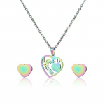 RUI RUI YU New Arrival Bird Animal kaelakee naistele Vikerkaar roostevabast terasest ripatsk&otilde;rvar&otilde;ngad ehtekomplekt pulmakaela moekingitus