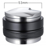 53 mm kohvijaoturi tamper kahe peaga kohvitasand, reguleeritava s&uuml;gavusega espresso k&auml;sitsi koonus 54 mm portafiltriga k&ouml;&ouml;git&ouml;&ouml;riista jaoks 53mm