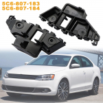 VW Jetta MK6 2011-2014 jaoks auto esikaitseraua kinnitusklambrid Vahehoidja vasak parem paar k&uuml;lgtala kinnitustugi 5C6807183 5C6807184