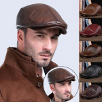 Meeste ehtsast nahast bareti jahim&uuml;ts Lehmanahast soe m&uuml;ts meestele 2XL(59-60cm)