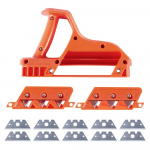 ABS kipsplaadi faasih&ouml;&ouml;vel Puidu servade trimmimise t&ouml;&ouml;riist Kallutamise nurgaga lae dekoratiivh&ouml;&ouml;vel 60 degree mitmev&auml;rviline