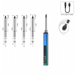 XIAOMI elektriline jootekolbi komplekt 65W remondit&ouml;&ouml;riista keevitusjootmise &uuml;mbert&ouml;&ouml;tlemisjaam kuumutuspliiats Nutikad kaasaskantavad jootekolbi otsad sinine