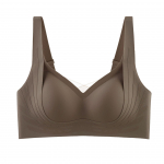 Naiste v&otilde;rgust rinnahoidja, kokkupandud Push Up rinnahoidja, mugav juhtmevaba pesu &otilde;mblusteta aluspesu 34ABC punane