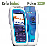 Renoveeritud Nokia originaal Nokia 3220 mobiiltelefon No charger valge