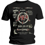 Slayer Haunting the Chapel Tour 1984 Tom Araya Unisex T-s&auml;rk S