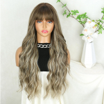 MERISIHAIR s&uuml;nteetilised pikad lainelised parukad tukkpikendustega Natural Light Blond parukas K&otilde;rge temperatuuriga kiust parukas naistele Cosplay 65cm