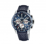 Festina ajatu kronograafi nahast rihm, sinine numbrilauaga kvarts F20561-2 100M meeste k&auml;ekell sinine